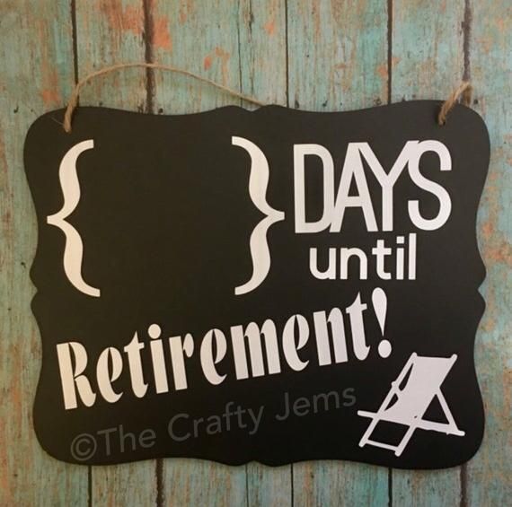 countdown to retirement calendar funny 52