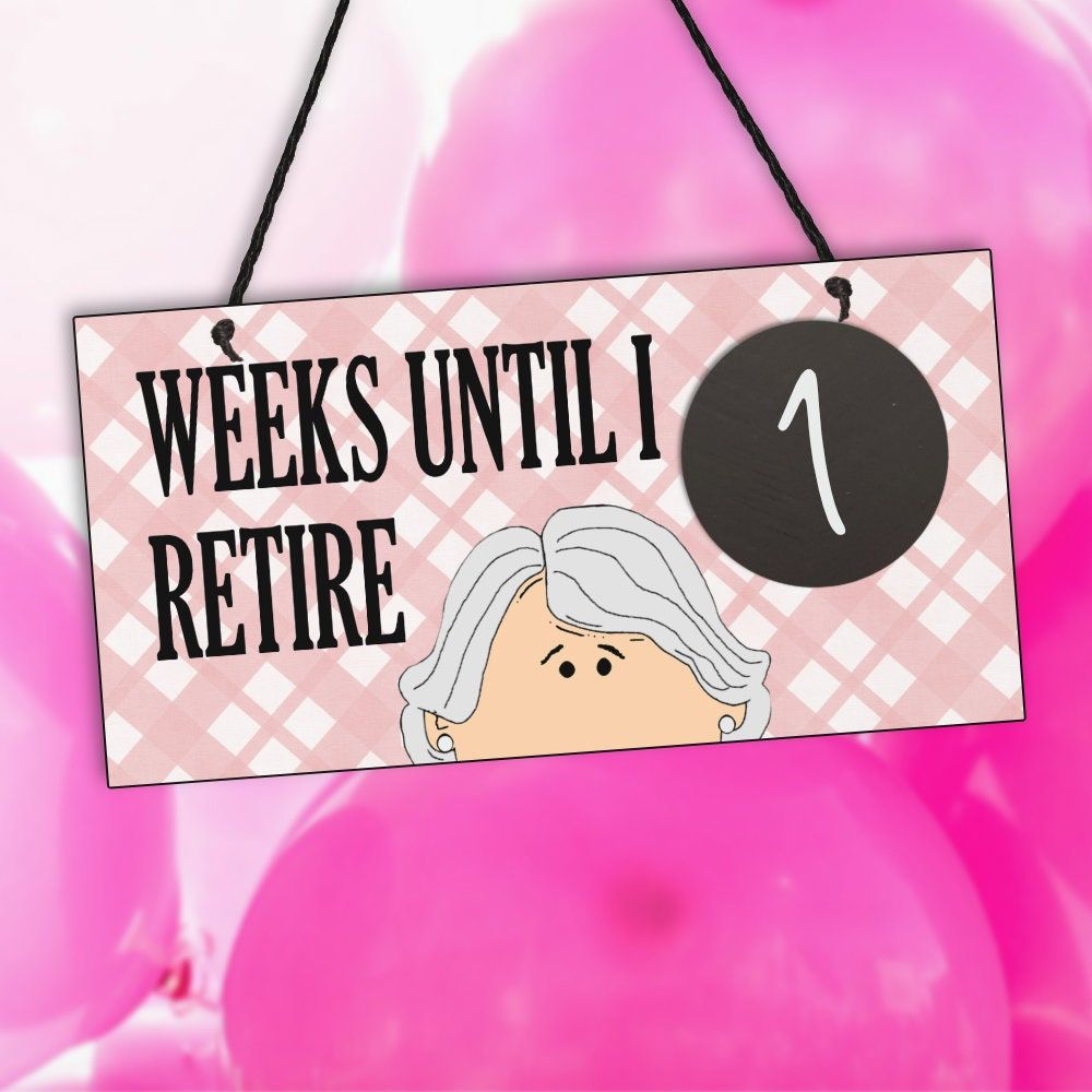 countdown to retirement calendar funny 69