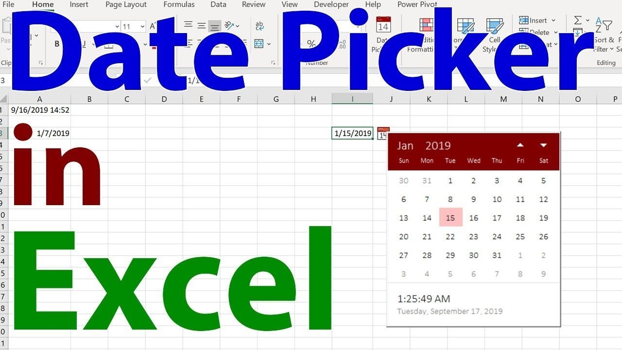 excel add calendar drop down into a template 15