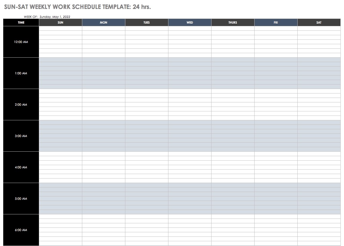 how to a make a two week schedule 29