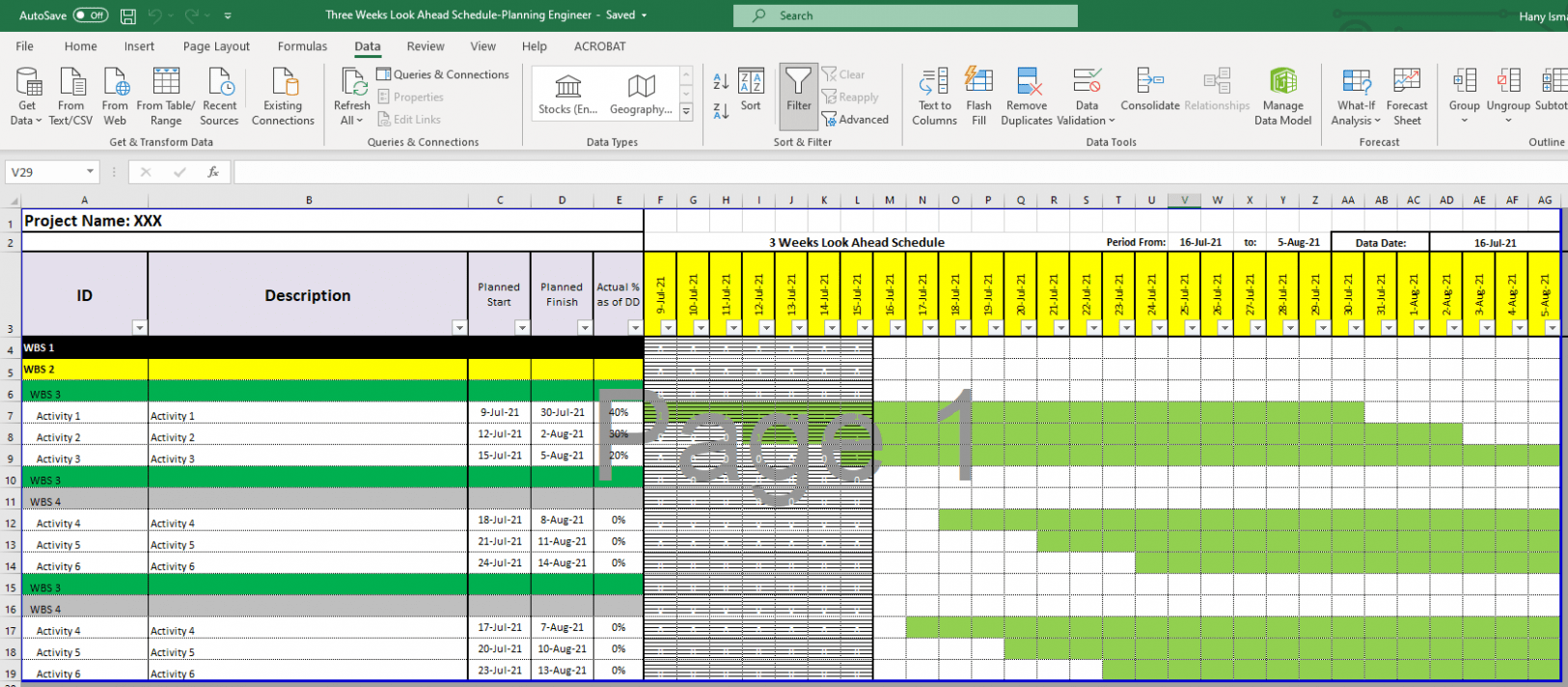 how to a make a two week schedule 31