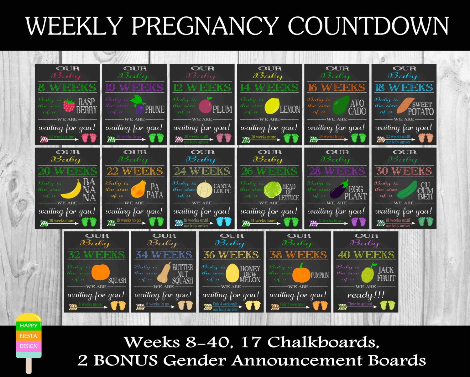 pregnancy count down calendar 12