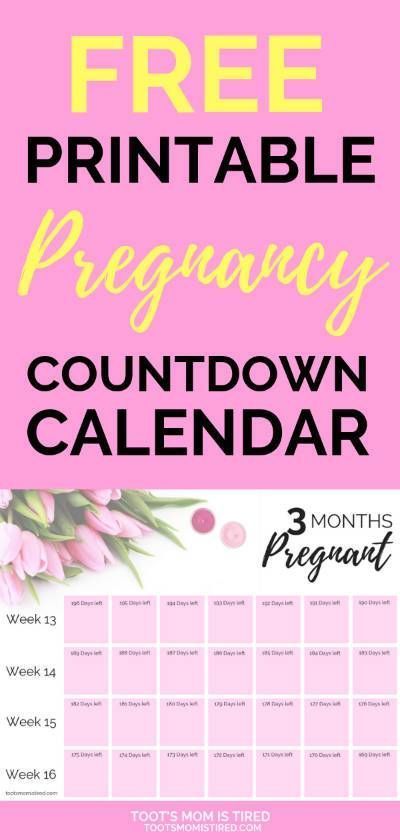 pregnancy count down calendar 49