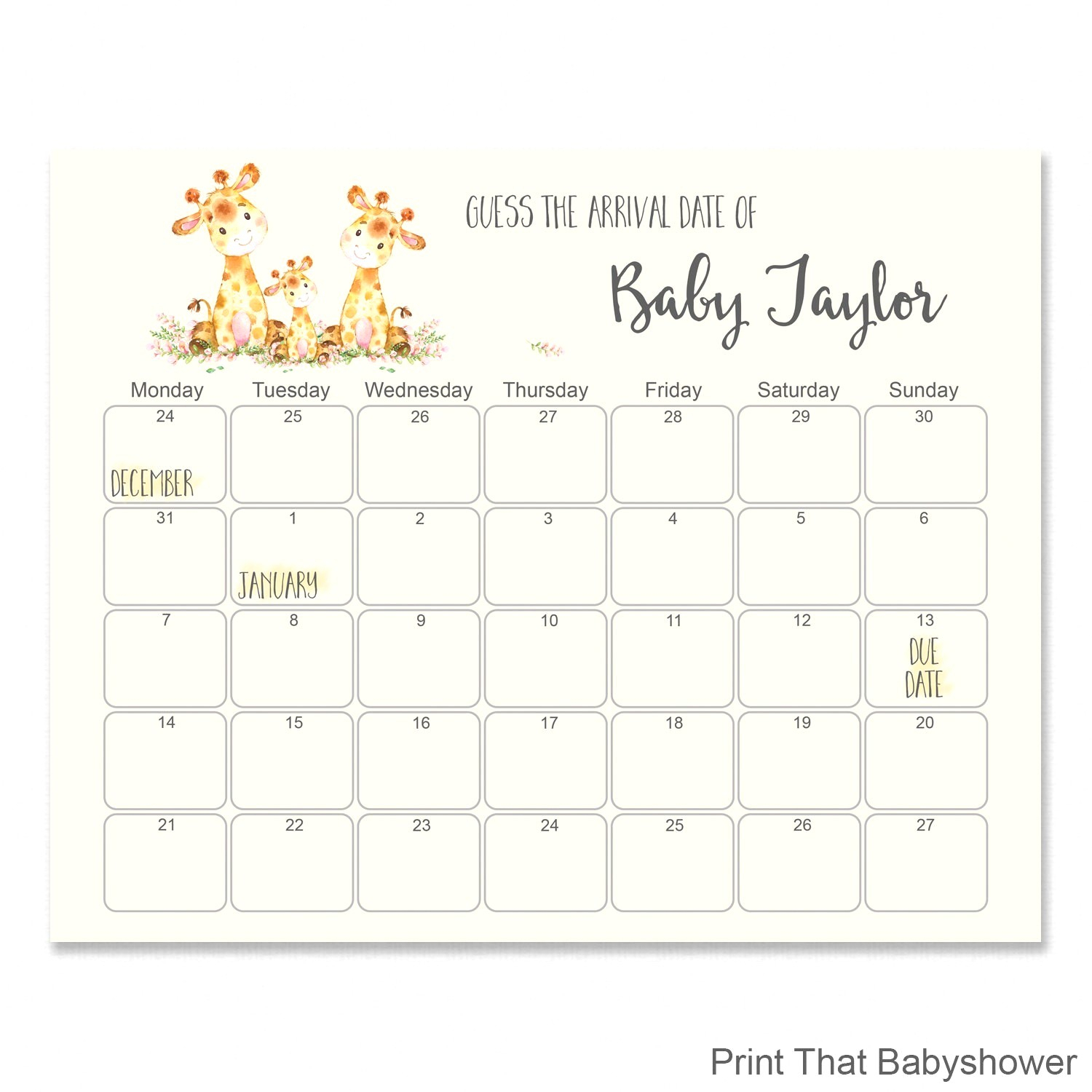 pregnancy count down calendar 93