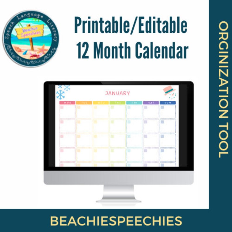 printable and editable 12 month calendars 10