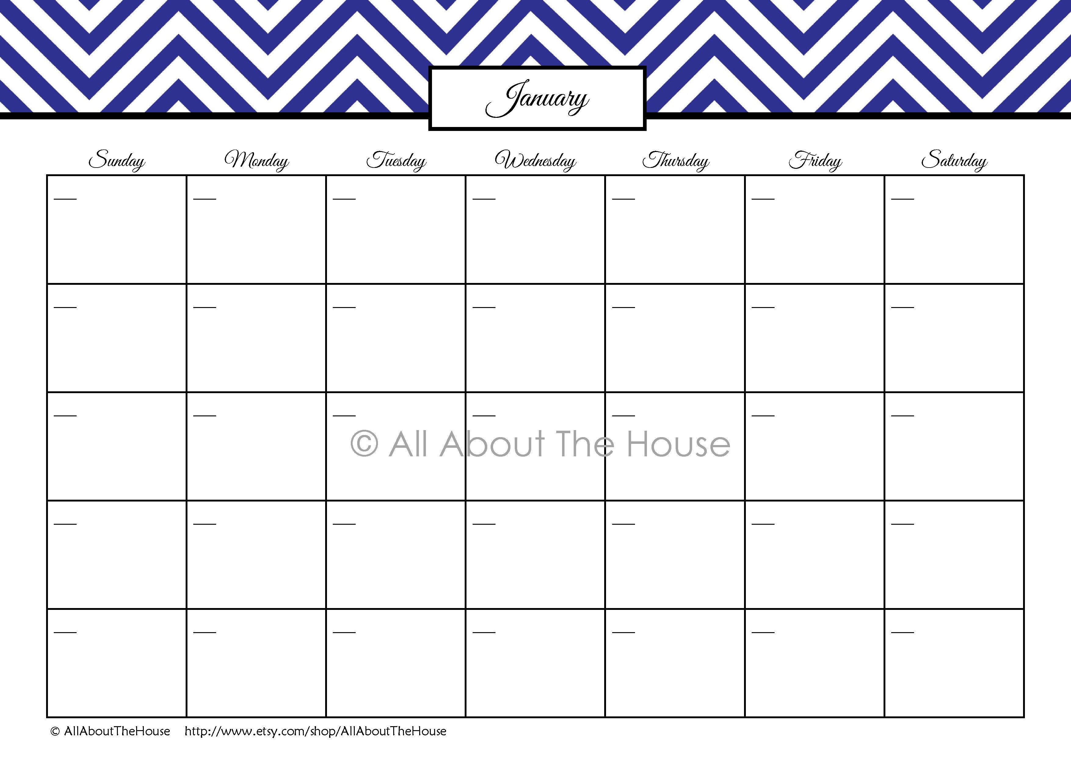 printable and editable 12 month calendars 30