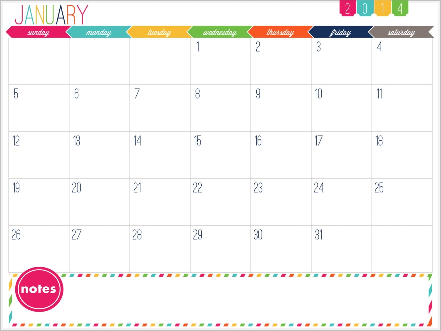 printable and editable 12 month calendars 5