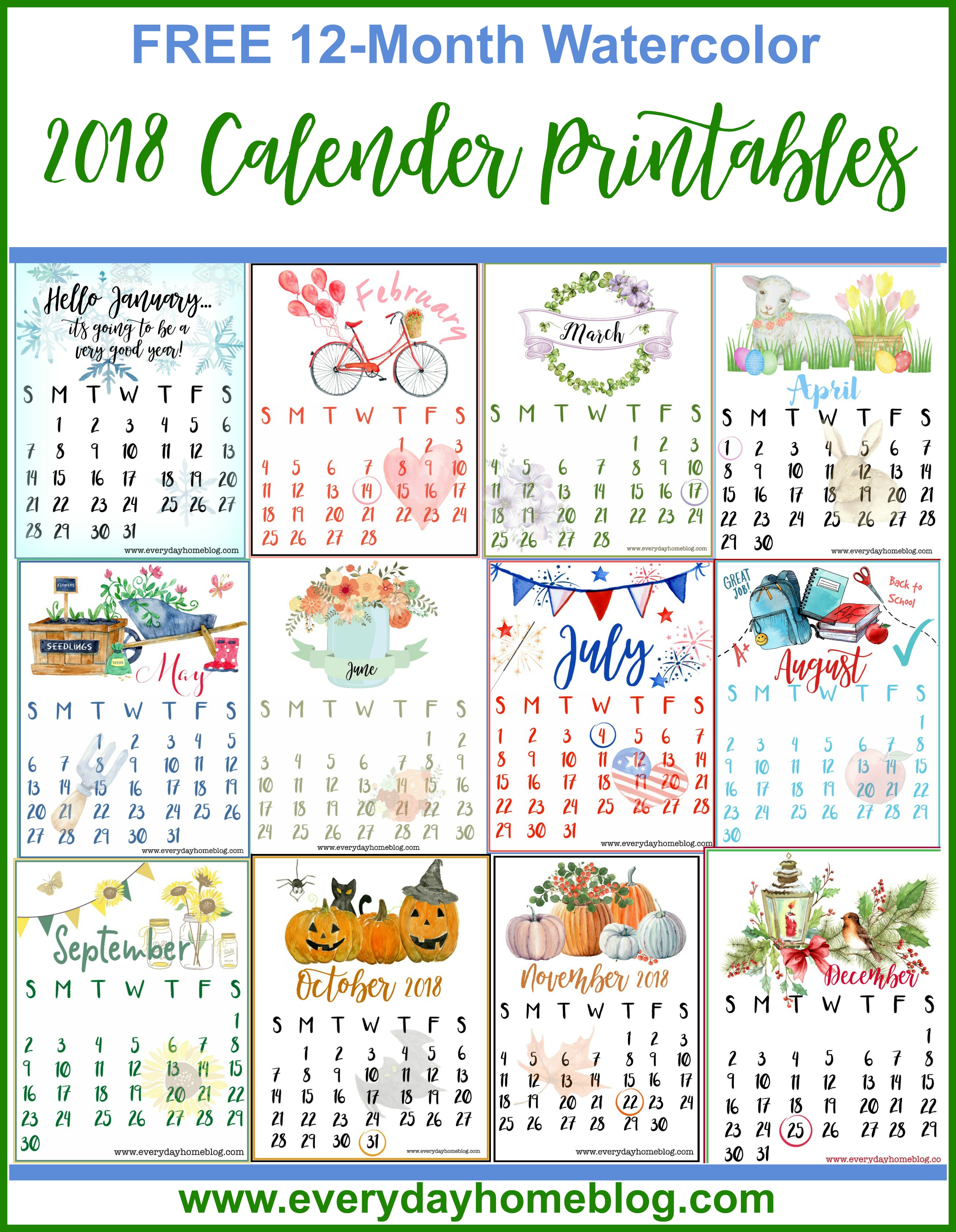 printable and editable 12 month calendars 50