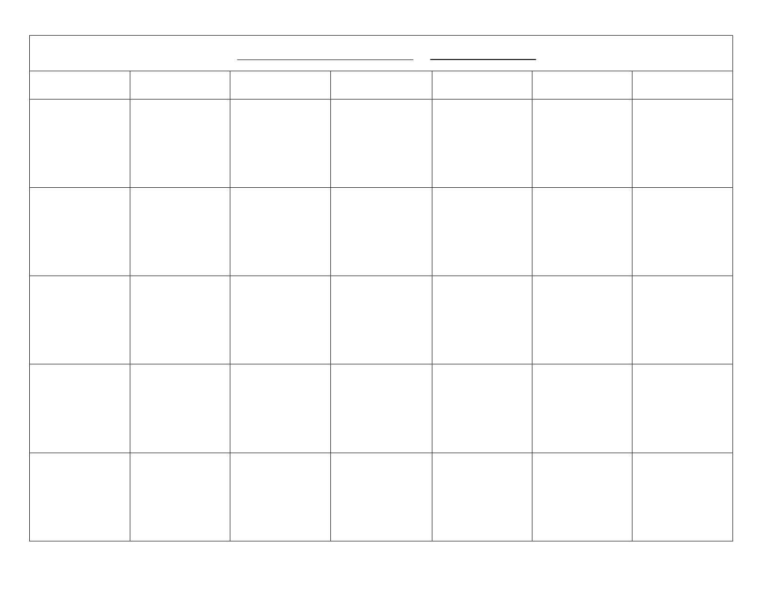 printable blank 30 day calendar 13