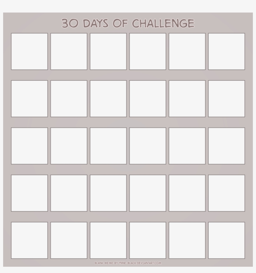 printable blank 30 day calendar 7