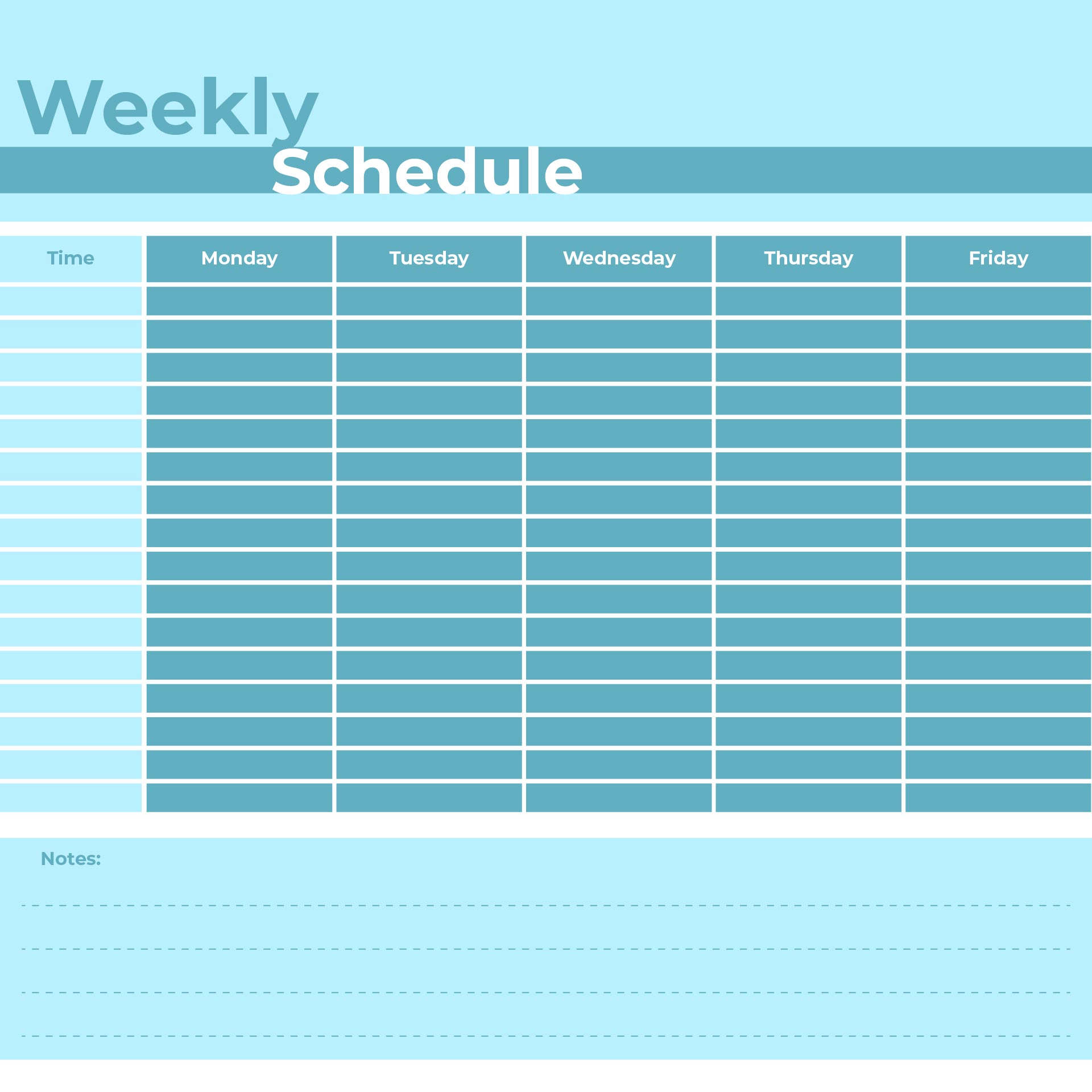 july calendar with monday through friday only 33